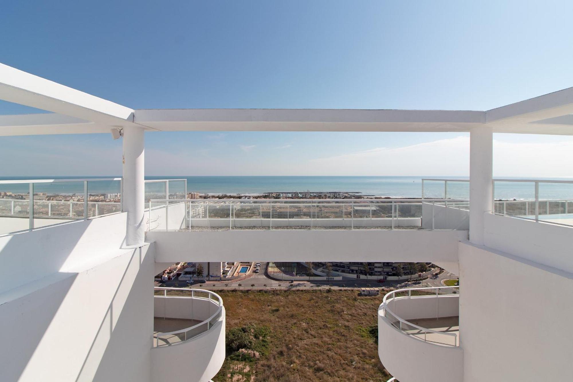 Global Properties, Moderno Apartamento Con Gran Terraza Y Vistas Al Mar Canet d'En Berenguer Exterior photo